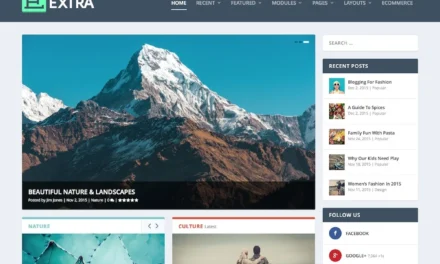how to customize EXTRA theme